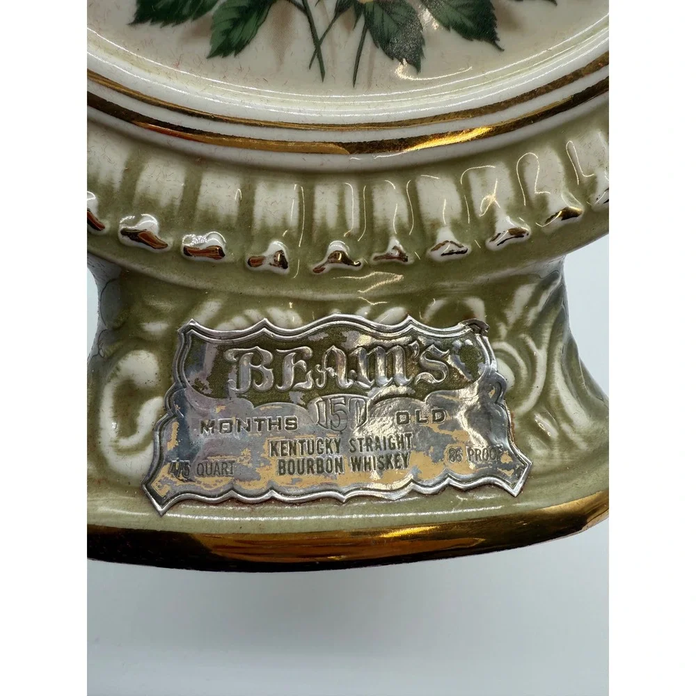 Vintage Beam's 150 Months Kentucky Bourbon Whiskey Decanter Empty with Box‎